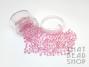 Colour Lined Clear with Pink Size 6-0 Seed Beads